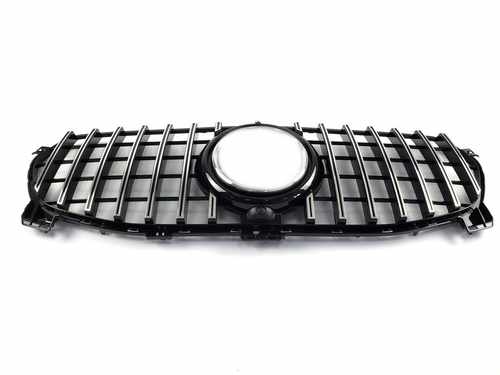 Решітка радіатора Mercedes GLE-Class W167 2019-2020 рік (GT Chrome Black)