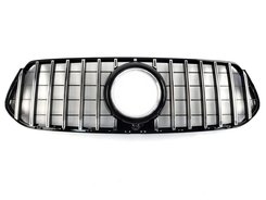 Решітка радіатора Mercedes GLE-Class W167 2019-2020 рік (GT Chrome Black AMG)