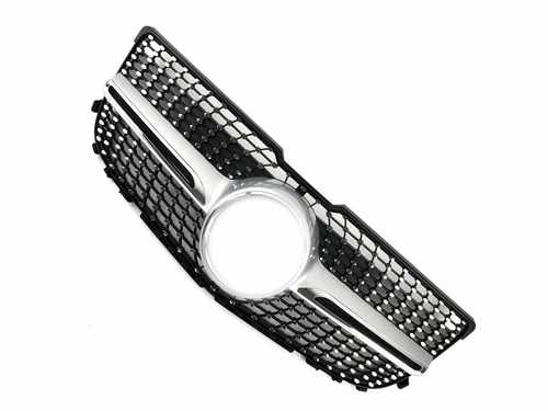 Решітка радіатора Mercedes GLK-Class X204 2012-2015 рік Diamond Silver