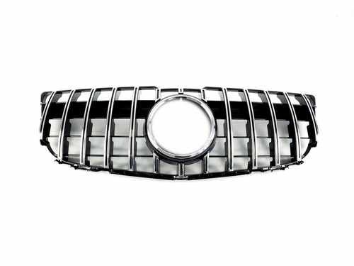 Решітка радіатора Mercedes GLK-Class X204 2012-2015 рік GT Chrome Black