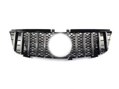 Решітка радіатора Mercedes ML-Class W164 2005-2008 рік (GT Chrome Black)