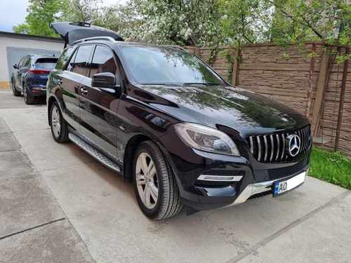 Решітка радіатора Mercedes ML-CLass W166 2011-2015 GT Chrome Black