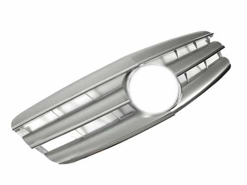 Решітка радіатора Mercedes S-Class W221 2005-2009 рік CL Silver
