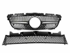 Решітка радіатора Mercedes SLK-Class R172 2011-2015 рік Diamond Black
