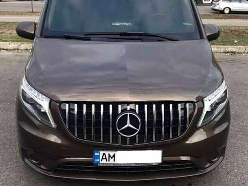 Решітка радіатора Mercedes Vito-Class W447 2014-2019 GT Chrome Black