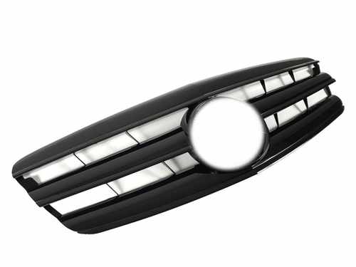 Решітка радіатора Mercedes W221 S-Class 2005-2009 CL All Black