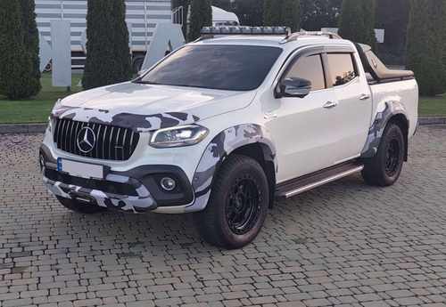 Решітка радіатора Mercedes-Benz X-Class w470 2017-2020 GT Chrome Black