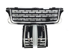 Решітка радіатора зябра Range Rover Vogue L322 2010-2012 full black