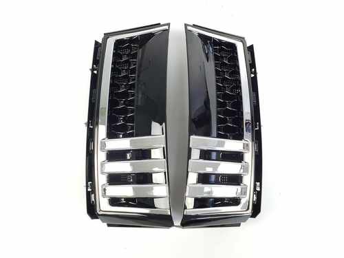 Решітка радіатора зябра Range Rover Vogue L322 2010-2012 full black