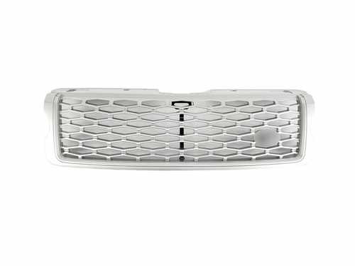 Решітка радіатора зябра Range Rover Vogue L405 2013-2017 full silver