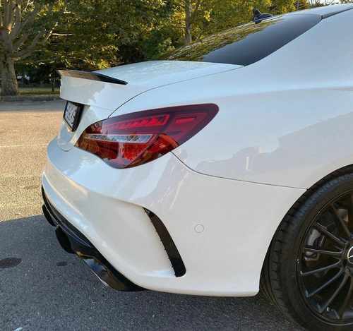 Спойлер на кришку багажника лип спойлер Mercedes CLA-Class W117 2013-2017р.