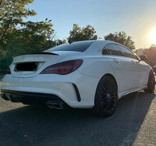 Спойлер на кришку багажника лип спойлер Mercedes CLA-Class W117 2013-2017р.
