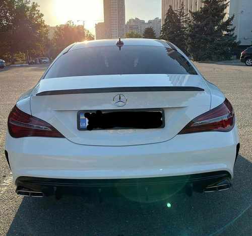 Спойлер на кришку багажника лип спойлер Mercedes CLA-Class W117 2013-2017р.