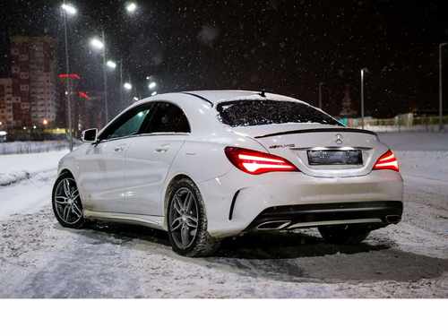 Спойлер на кришку багажника лип спойлер Mercedes CLA-Class W117 2013-2017р.