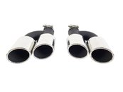 Насадки на вихлопні труби Audi A6/A4 2011-2019 (в стилі S-Line)