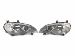 Передні фари з блоками на BMW X5 E70 2010-2013 рік ( Bi-Xenon Adaptive) 63117240791 63117240792