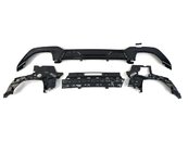 Дифузор заднього бампера на BMW 3 Series G20 2018-2022 рік M-Performance M340i (Чорний глянець + кронштейни)