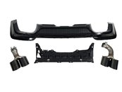 Дифузор заднього бампера на BMW X3 G01 2018-2022 року (стиль X3M F97)