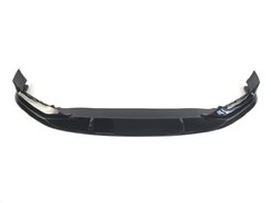 Дифузор переднього бампера на BMW 5 Series G30 2020-2022 рік Чорний глянець MP
