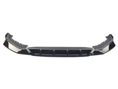 Дифузор переднього бампера на BMW 5 Series G30 2020-2022 рік Чорний глянець V-type