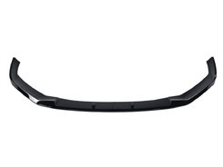 Дифузор переднього бампера на BMW 5 Series G30 2020-2022 рік Чорний глянець v3