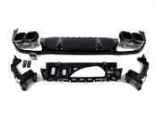 Дифузор заднього бампера в стилі E63 AMG на Mercedes E-Class W213 2020-2022 року