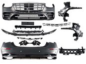 Комплект обвісу на Mercedes S-Class W223 2020-2023 року (стиль AMG line без порогів)