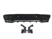 Дифузор з насадками на Mercedes GLE-Class Coupe C292 2015-2019 рік (в стилі GLE63 AMG)