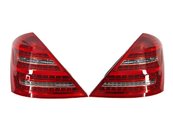 Задні ліхтарі стопи на Mercedes S-Class W221 2005-2009 року (Апгрейд в W221 LCI)