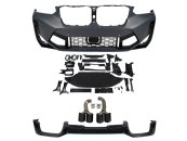 Передній бампер з дифузором (Body Kit) на BMW X4 G02 2022-2023 року (стиль X4M F98)
