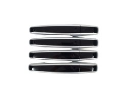 Накладки на дверні ручки Range Rover Vogue L405 2013-2017 року (Black & Silver)