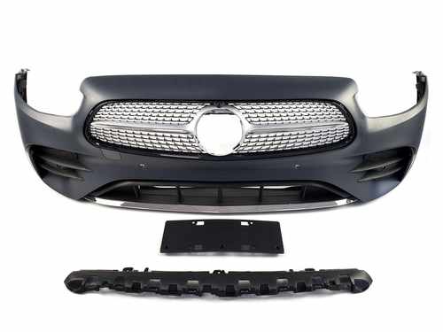 Передній бампер на Mercedes E-Class W213 2020-2022 року ( AMG line )