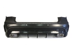 Задній бампер на Mercedes GLA-Class X156 2013-2019 рік (в стилі GLA45 AMG)