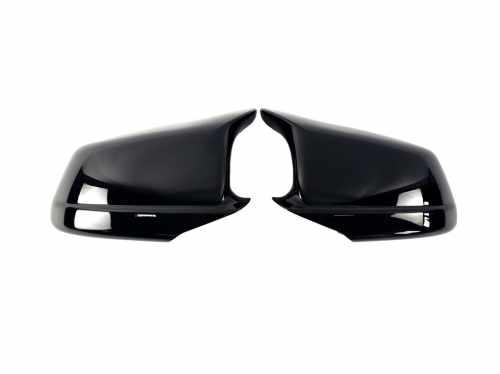 Накладки на зеркала M-Look на BMW 5 Series F10 / F11 2010-2013 года ( Черные глянец )