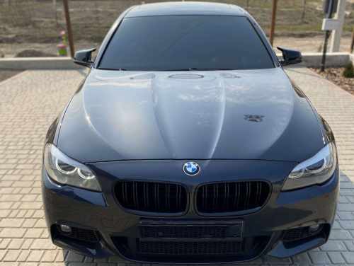 Накладки на зеркала M-Look на BMW 5 Series F10 / F11 2010-2013 года ( Черные глянец )