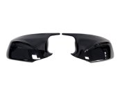 Накладки на дзеркала M-Look на BMW 5 Series F10 / F11 2010-2013 року (Чорні глянець V2)