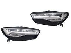 Передні фари на Audi A6 C7 2014-2018 року (апгрейд з xenon на full led)