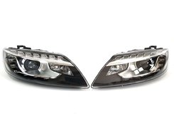 Передні фари на Audi Q7 4L ( LCI ) 2010-2015 року Xenon не адаптив ( Європа + блоки )