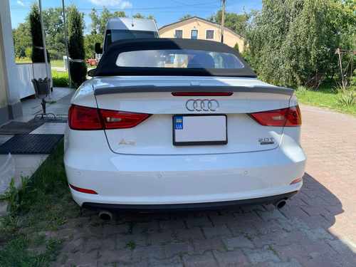 Спойлер на Audi A3 2012-2020 року (під пофарбування)