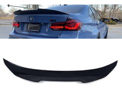Спойлер на BMW 3 Series F80 2012-2018 чорний глянець