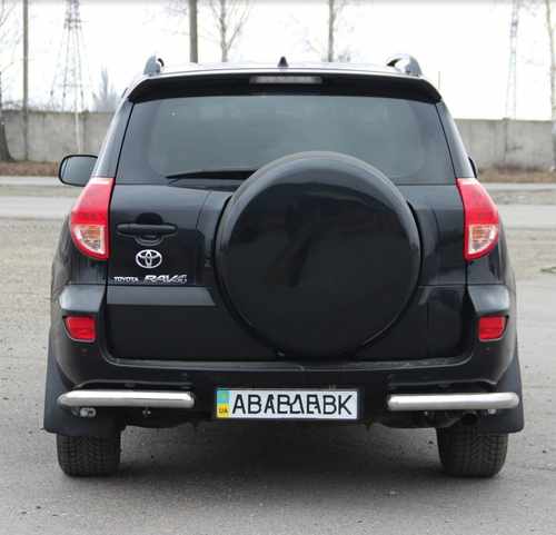 Захист заднього бампера "кути одинарні" для Ssang Yong Action 2006-2011
