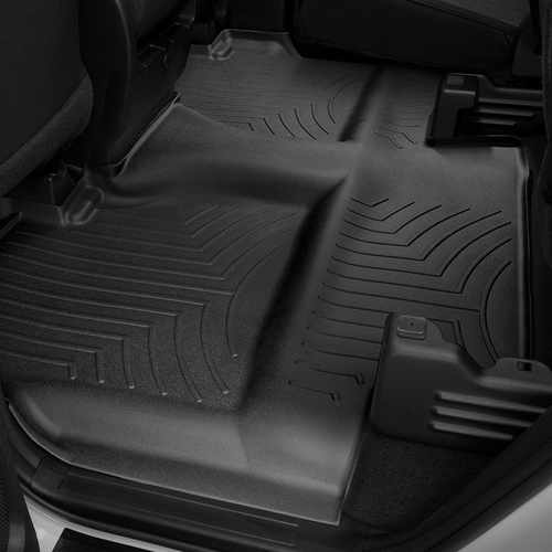 Килими гумові WeatherTech Toyota Tundra 12+ (Carpet Floor, Double Cab) задні чорні 440939