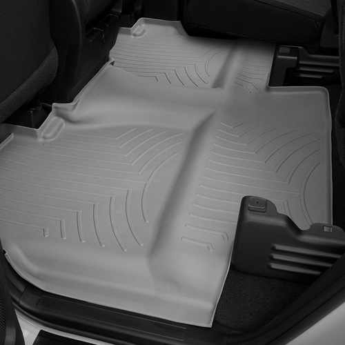 Килими гумові WeatherTech Toyota Tundra 12+ (Carpet Floor, Double Cab) задні сірі 460939