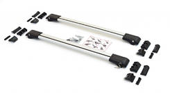Багажник на рейлинги на ножках Erkul Wingcarrier V1 для Toyota Lc Prado 120 2004-2009, серый 2шт.
