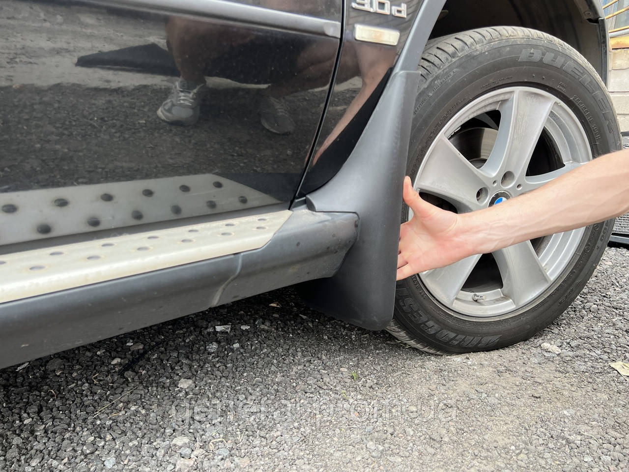 Бризковики BMW X5 E53 2000-2007, (4шт.)