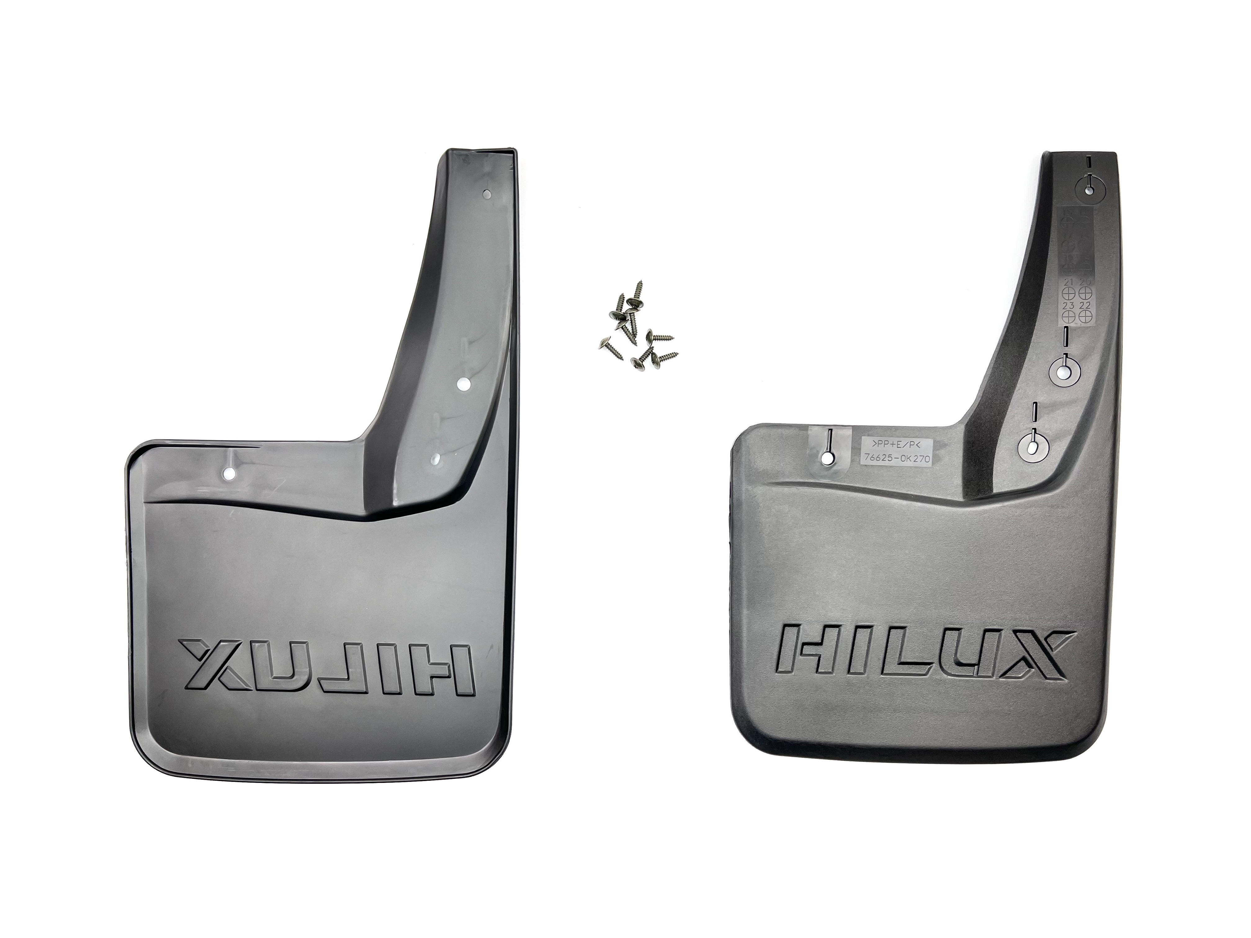 Бризковики задні Toyota Hilux 2015+, короткі (2шт.)