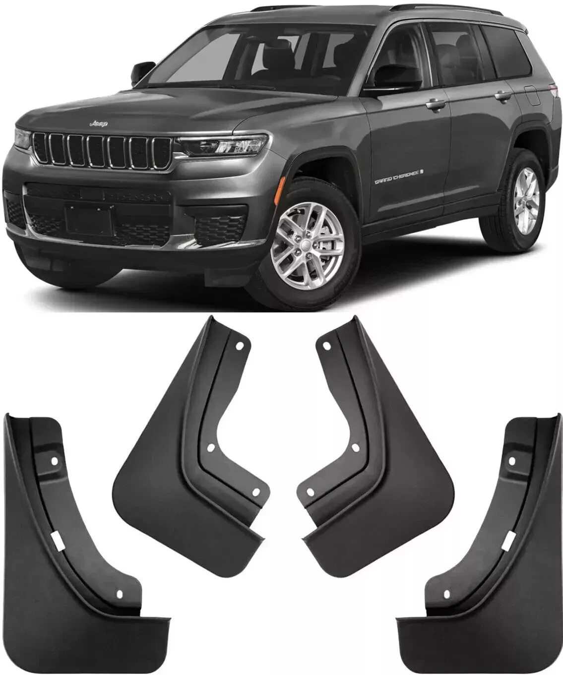 Бризковики Jeep Grand Cherokee L (Long) 2021+, (4шт.)