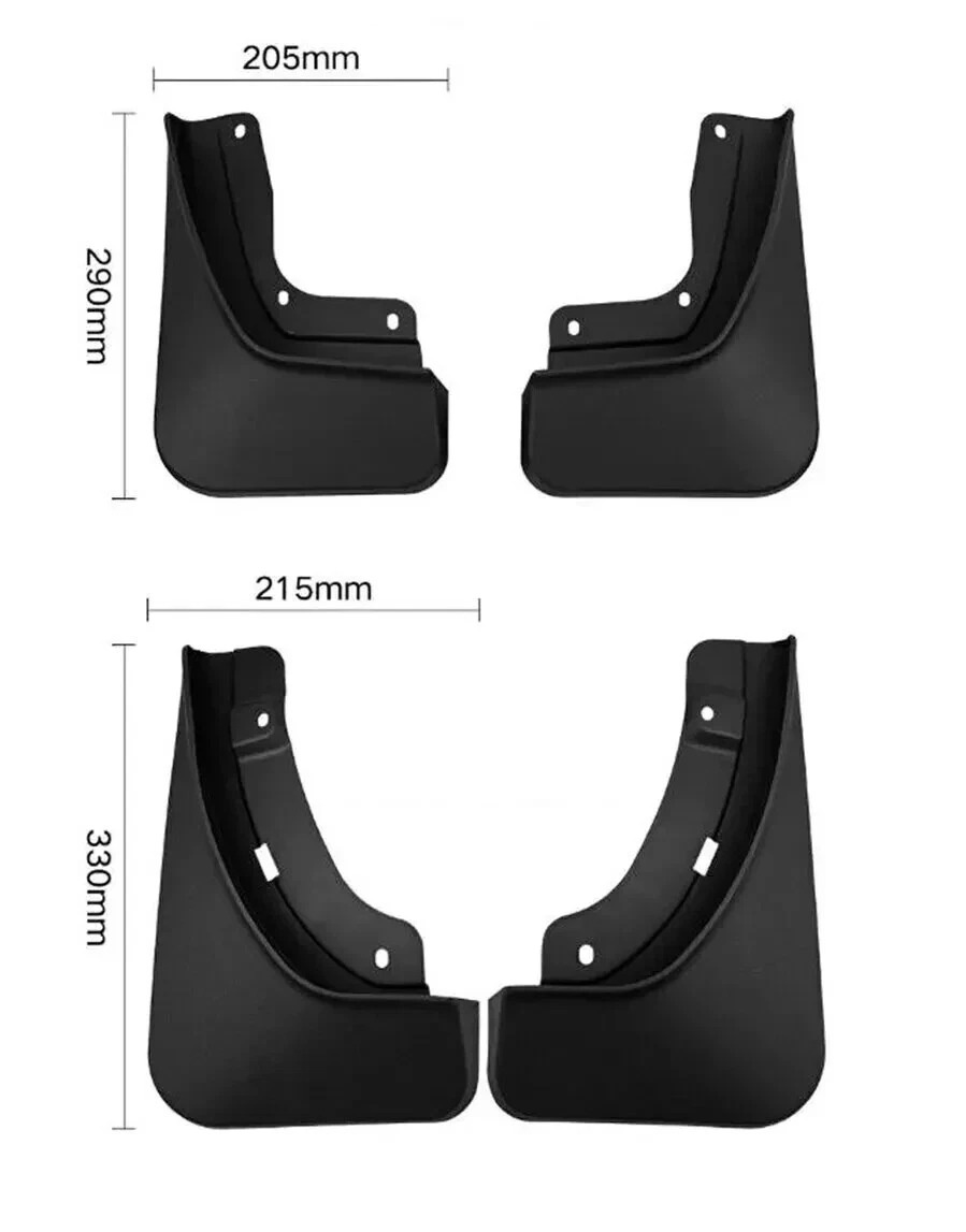 Бризковики Jeep Grand Cherokee L (Long) 2021+, (4шт.)