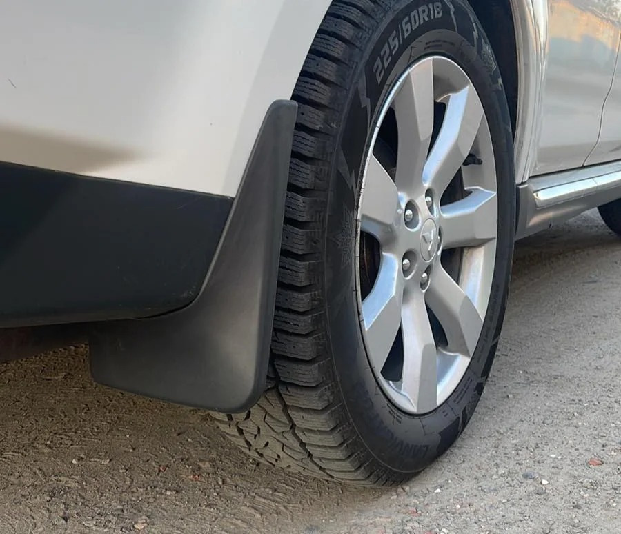 Бризковики Mitsubishi Outlander XL 2006-2012 Широкий порог,(4шт.) Benke