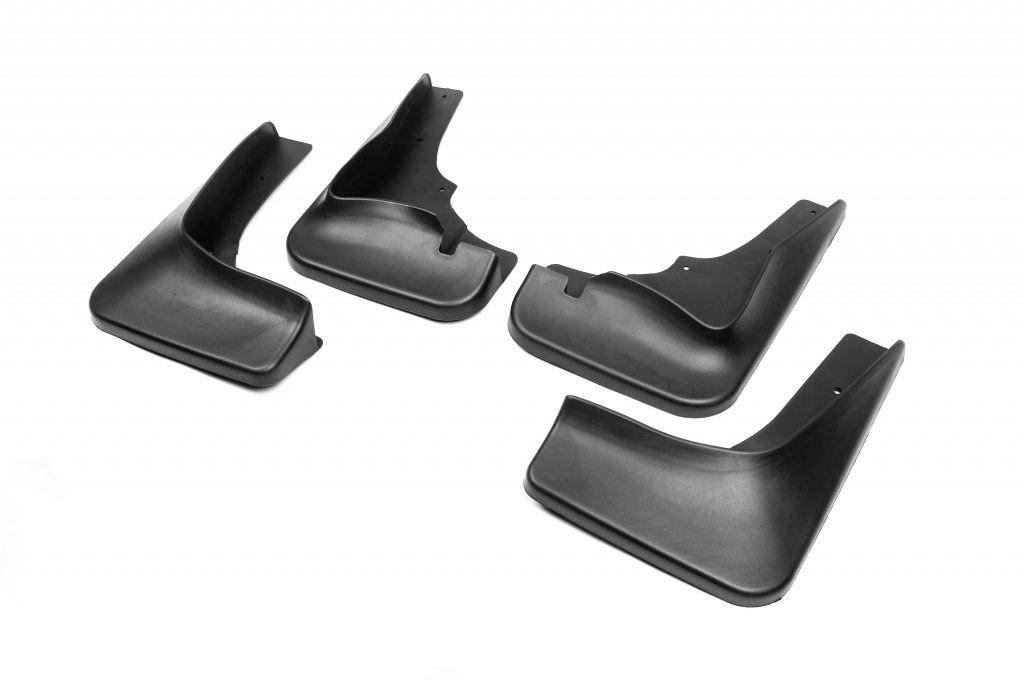 Бризковики Mitsubishi Outlander XL 2006-2012 Широкий порог,(4шт.) Benke